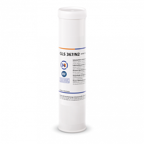 ELKALUB GLS 367/N2 Grease for the food industry in a white 400 g cartridge