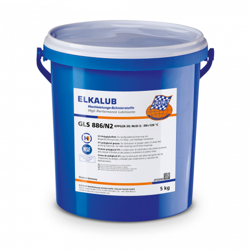 ELKALUB GLS 886/N2 in a blue 5 kg bucket